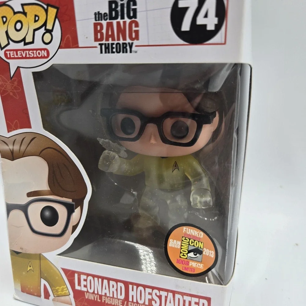 SDCC New Big Bang Theory Leonard Rare Limited Pop Vinyl Funko Figure Vaulted
